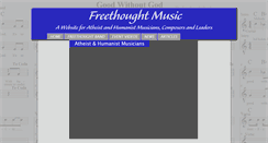 Desktop Screenshot of freethoughtmusic.com