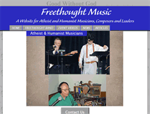 Tablet Screenshot of freethoughtmusic.com